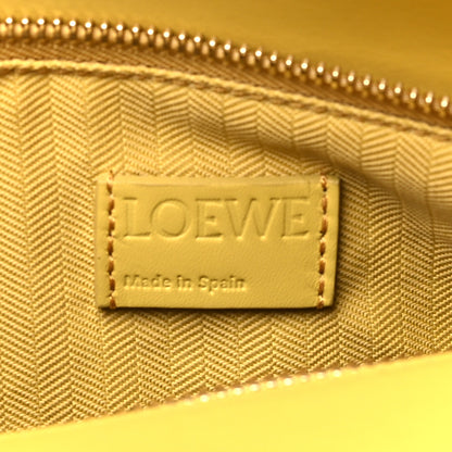Loewe Satin Calfskin Monochrome Small Puzzle Edge Bag Pale Yellow Glaze 6 of 9