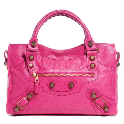 Balenciaga Agneau Giant 21 Rose Gold Hardware City Cyclamen Fucsia 1 of 17