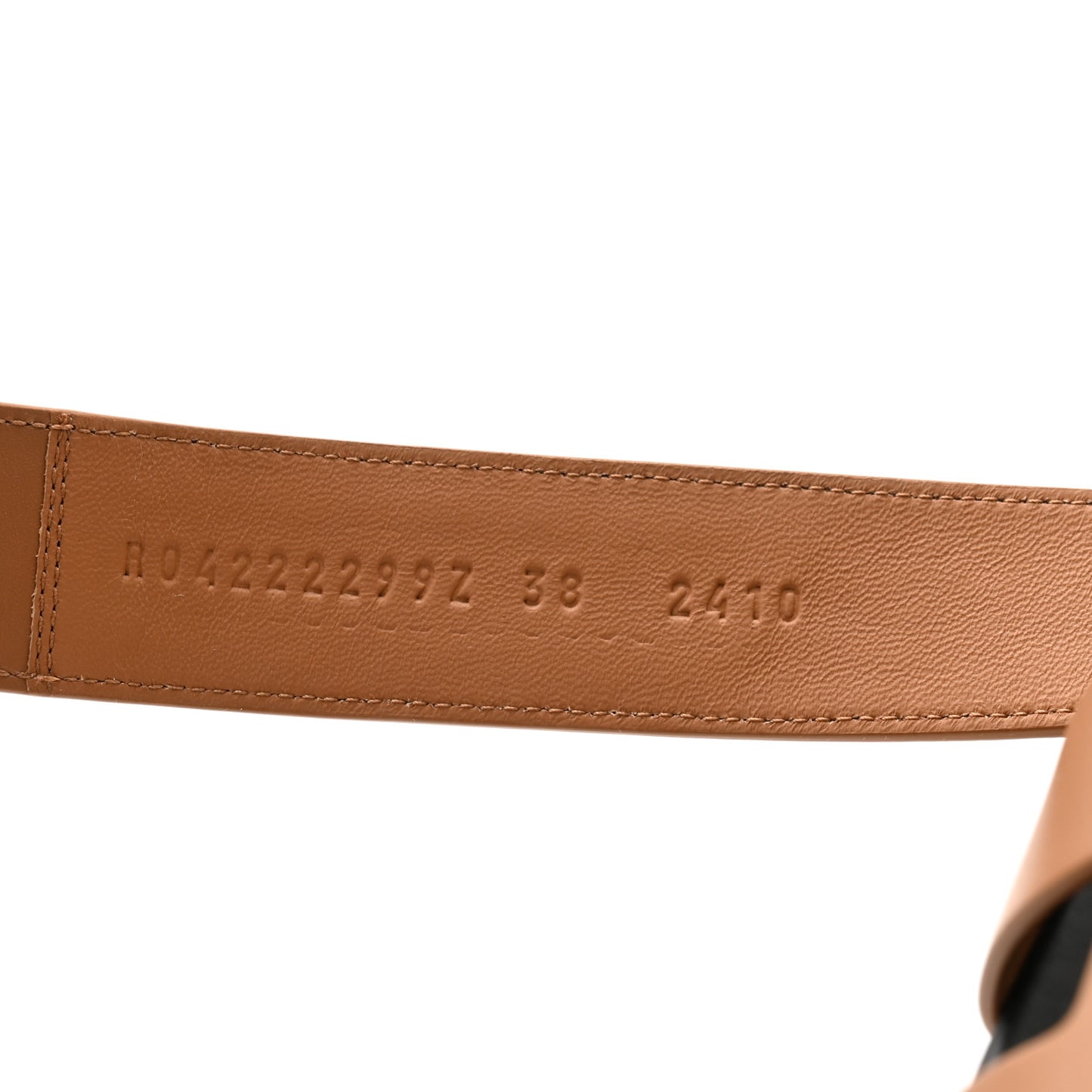 Calfskin Womens Chypre Sandals 38 Gold