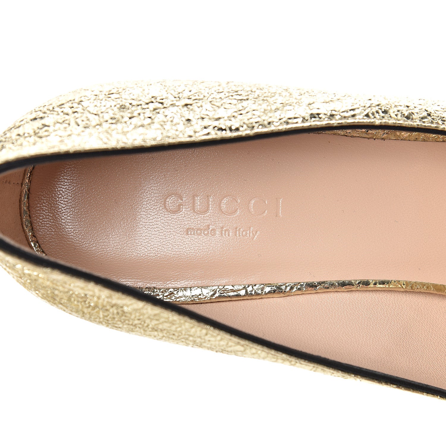 Gucci Galassia GG Marmont Fringe 50mm Loafer Pumps 37 Platino 7 of 10