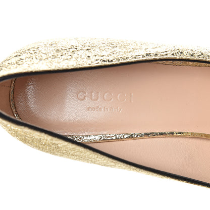 Gucci Galassia GG Marmont Fringe 50mm Loafer Pumps 37 Platino 7 of 10