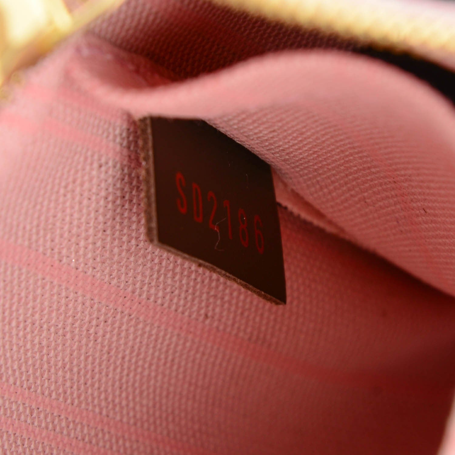 Louis Vuitton Damier Ebene Neverfull MM GM Pochette Rose Ballerine 8 of 8
