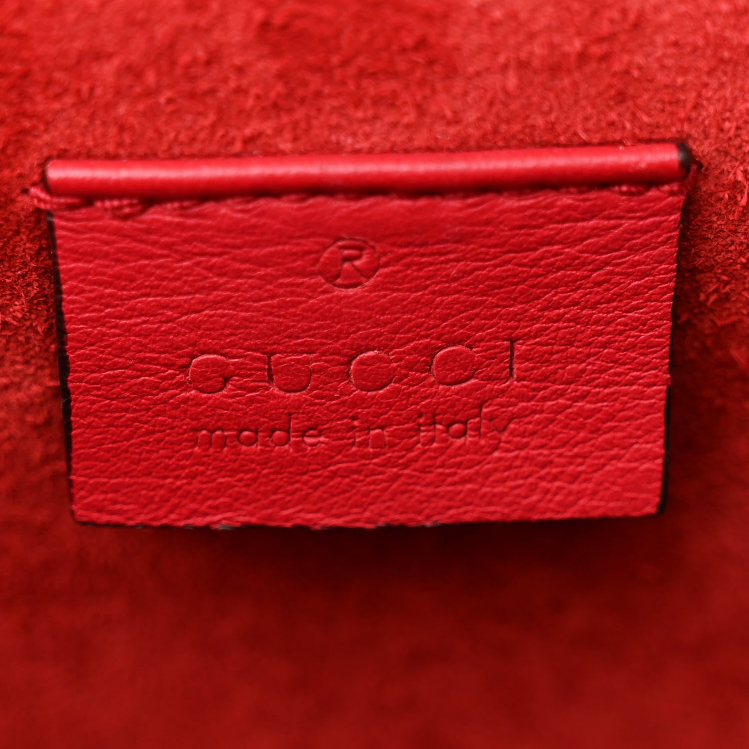 Gucci GG Supreme Monogram Suede Mini Dionysus Shoulder Bag Beige Ebony Vulcanic Red 6 of 12