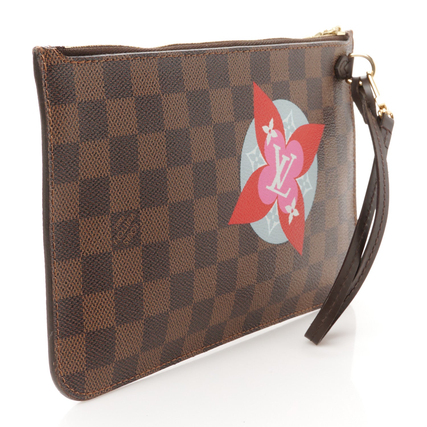 Louis Vuitton Damier Ebene World Tour Neverfull MM GM Pochette 3 of 8