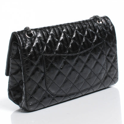 Chanel Metallic Striped 2.55 Reissue 226 Flap Black 3 of 7