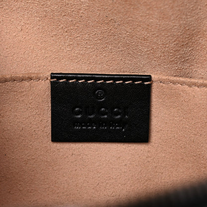 Gucci Calfskin Matelasse GG Marmont Belt Bag 75 30 Black 6 of 13