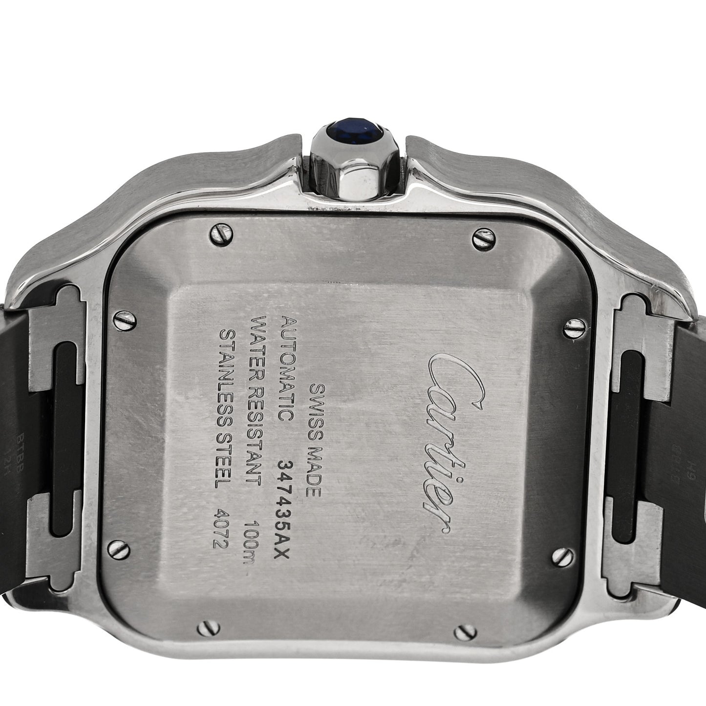 Stainless Steel 39.8mm Santos De Cartier Automatic Watch