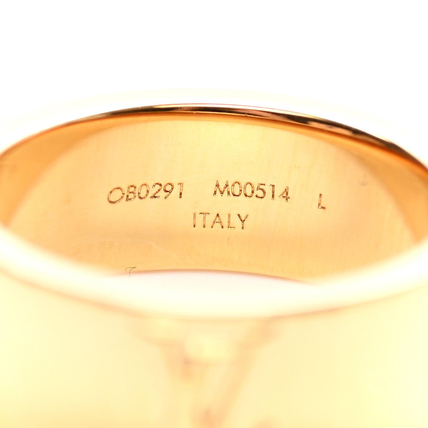 Louis Vuitton Metal LV Instinct Set of 2 Rings L 63 10.25 Silver Gold 7 of 8