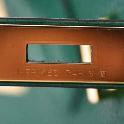 Hermes Taurillon Clemence Birkin 30 Vert Vertigo 28 of 34