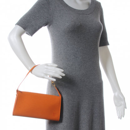 Louis Vuitton Epi Pochette Accessories 24 Mandarin 2 of 7