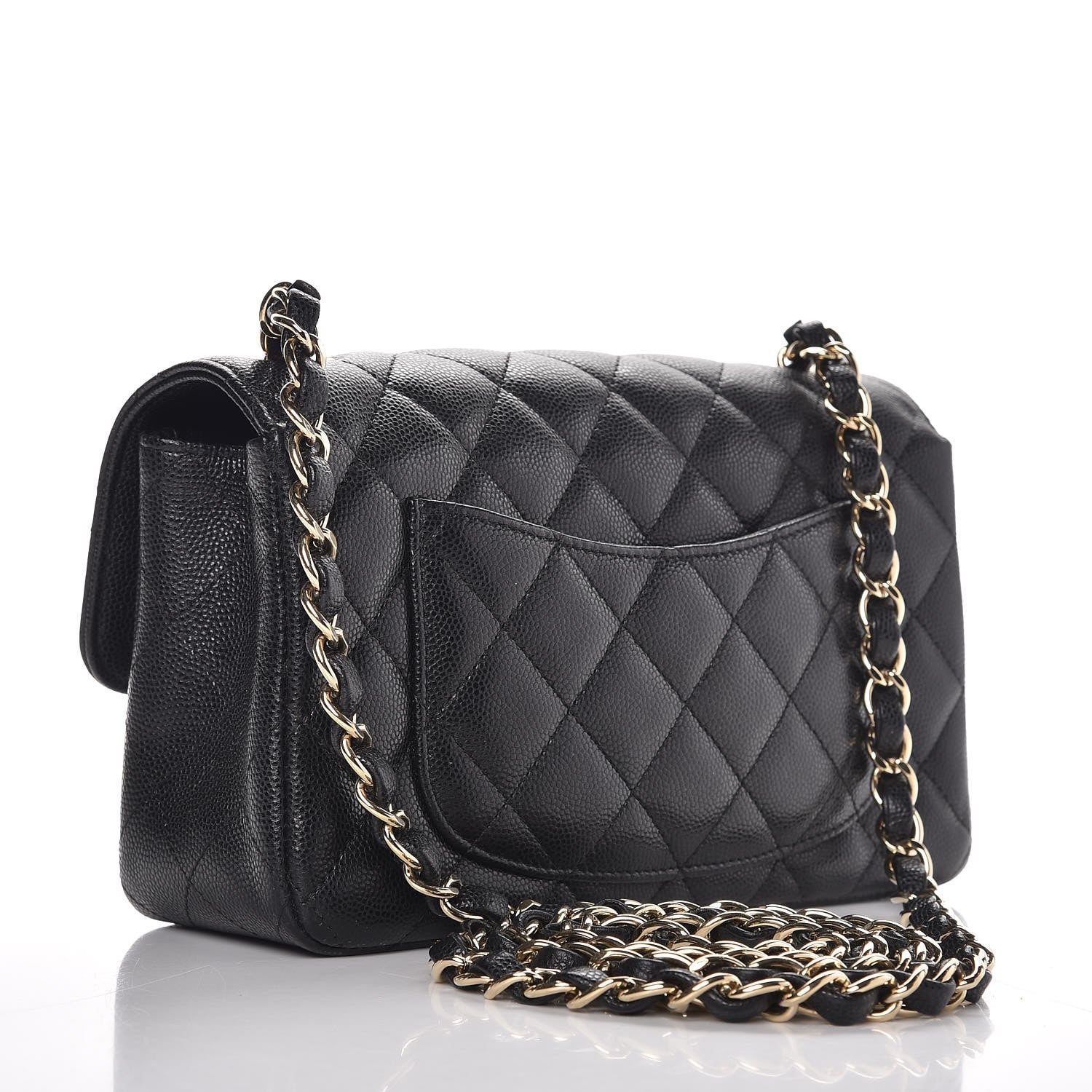 Chanel Caviar Quilted Mini Rectangular Flap Black 3 of 11