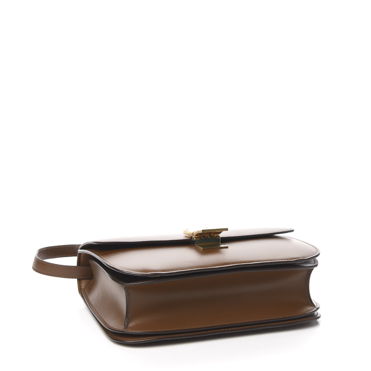 Celine Box Calfskin Medium Classic Box Flap Bag Camel 3 of 9