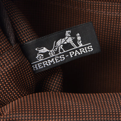Hermes Canvas Herline MM Tote Brown 6 of 12