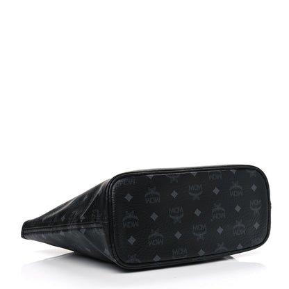MCM Visetos Dog Bone Shopper Tote Black 3 of 6
