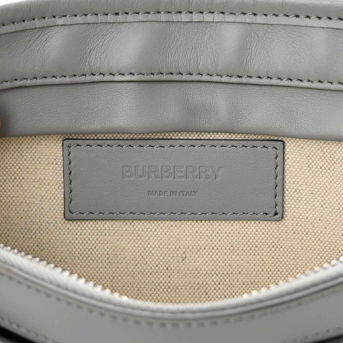 Smooth Calfskin Brummell Bum Bag Grey