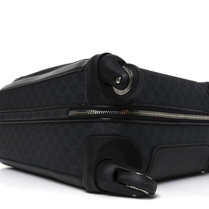 Gucci GG Supreme Monogram Calfskin Cabin Trolley Black 8 of 9