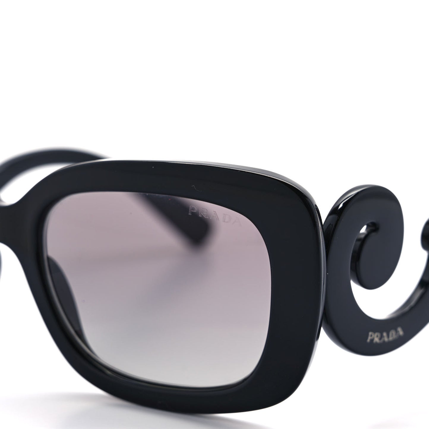 Acetate Baroque Sunglasses SPR 27O Black