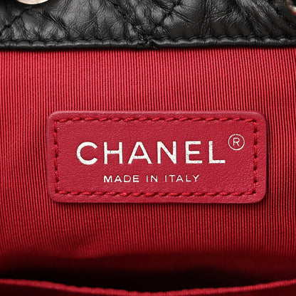 Chanel Aged Calfskin Quilted Gabrielle Backpack Black 6 of 11