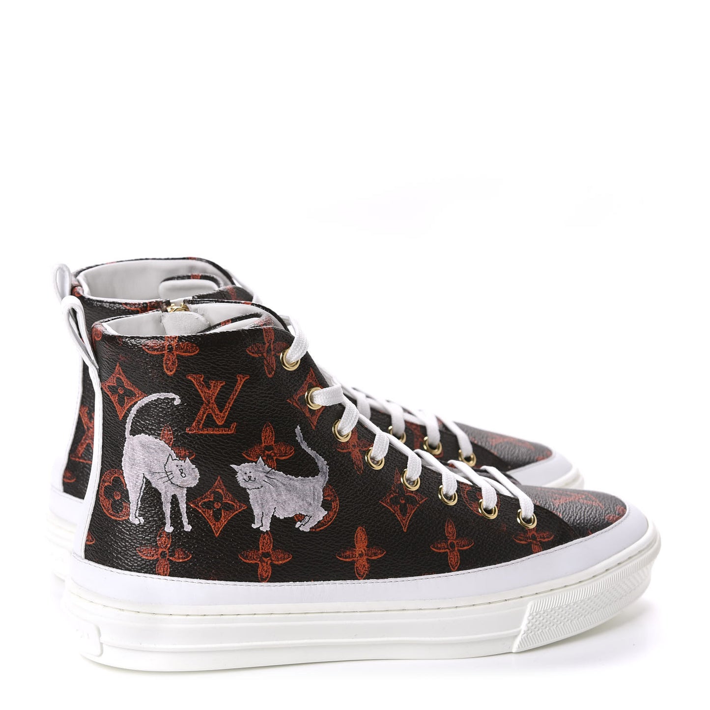 Catogram Stellar Sneaker Boots Marron 37.5