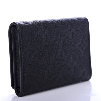 Louis Vuitton Empreinte Business Card Holder Black 3 of 7