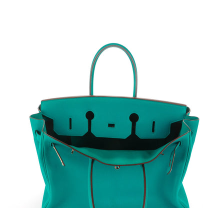 Hermes Chevre de Coromandel Birkin 35 Bleu Paon 22 of 25