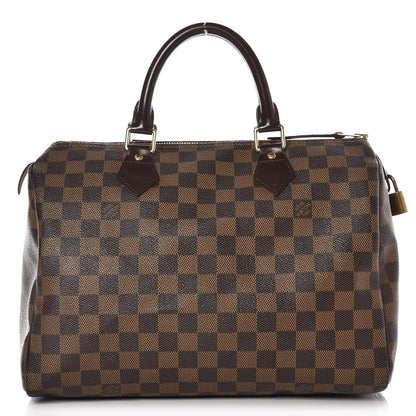 Louis Vuitton Damier Ebene Speedy 30 1 of 12
