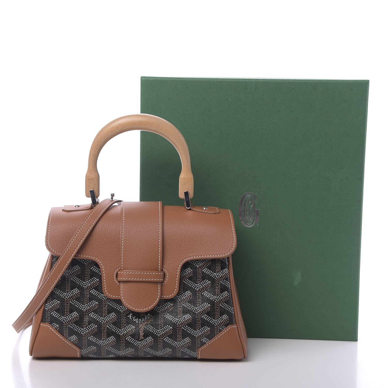 Goyard Goyardine Mini Saigon Black Gold 11 of 11