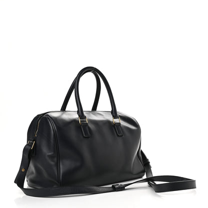 Saint Laurent Calfskin Classic Duffle 6 Navy 3 of 10