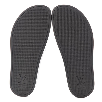Louis Vuitton Rubber Monogram Mens Waterfront Mules 6 Macassar 5 of 8