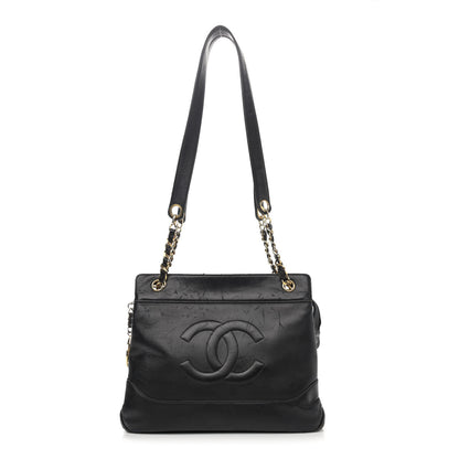 Chanel Lambskin CC Shoulder Bag Black 1 of 15