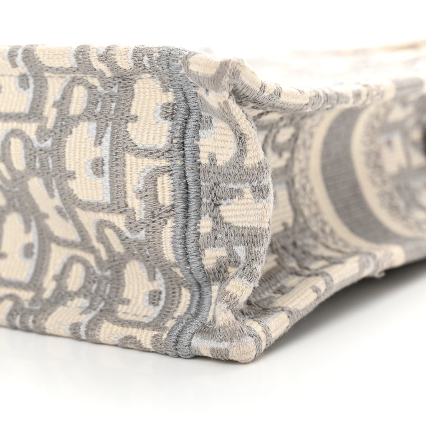 Oblique Mini Book Tote Phone Bag Grey