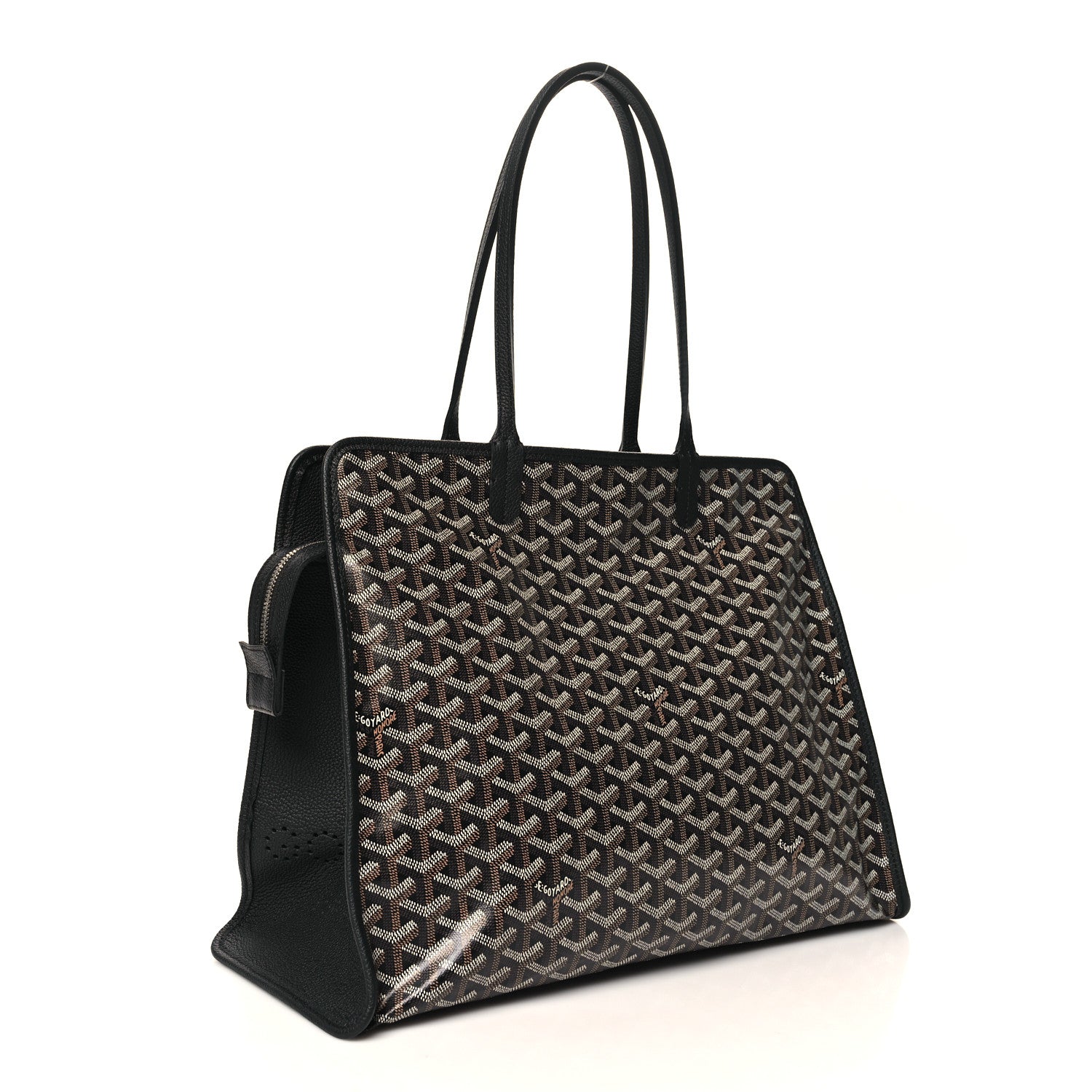 Goyard Goyardine Sac Hardy Pet Carrier PM Black 4 of 11