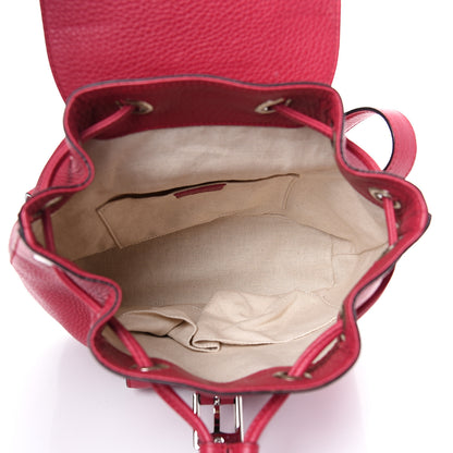 Gucci Cellarius Calfskin Small Bamboo Backpack Petunia 4 of 9