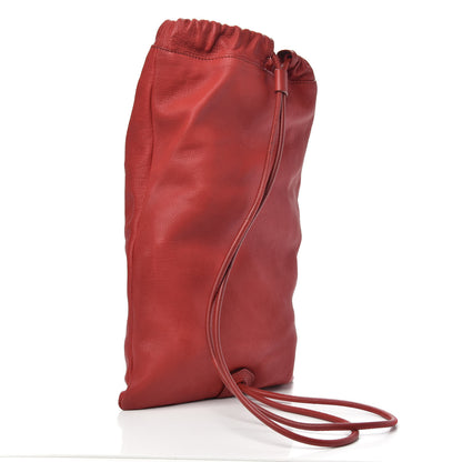 Burberry Prorsum Calfskin Drawstring Baby Duffle Red 2 of 10