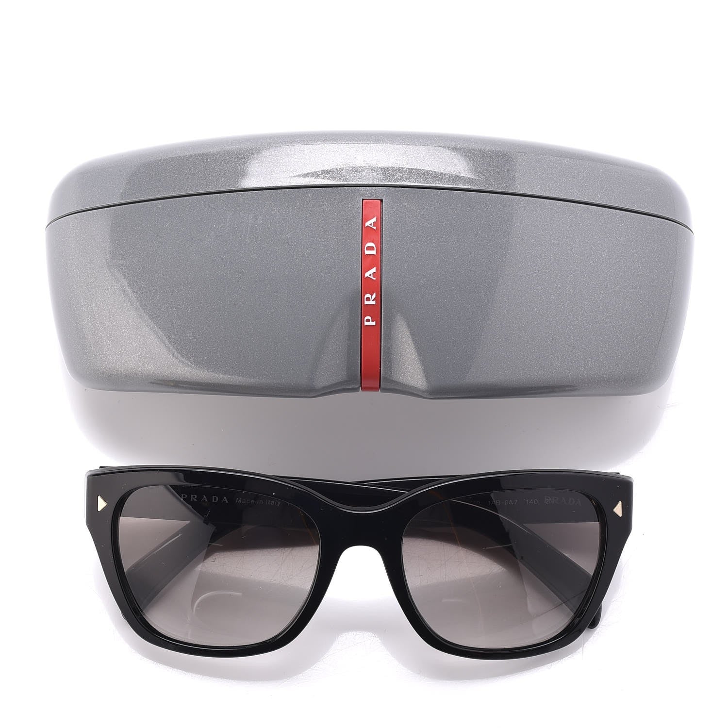 Prada Wayfarer Sunglasses SPR09S Black 6 of 6