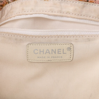 Chanel Tweed Boucle Knitting Bag Pink 6 of 16