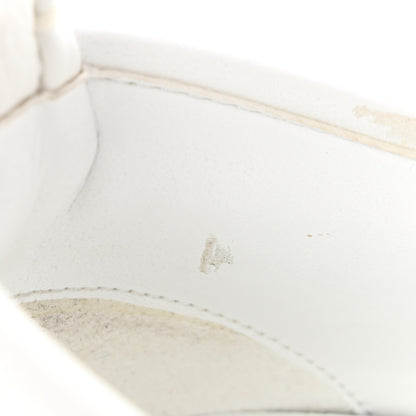 Christian Louboutin Calfskin Mens Adolon Junior Heart Low Top Sneaker 43 White 10 of 10