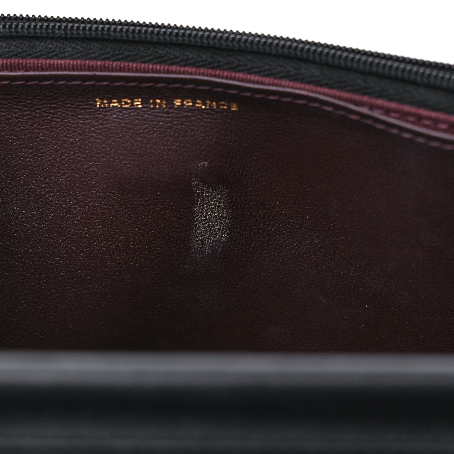 Lambskin Quilted Wallet On Chain WOC Black