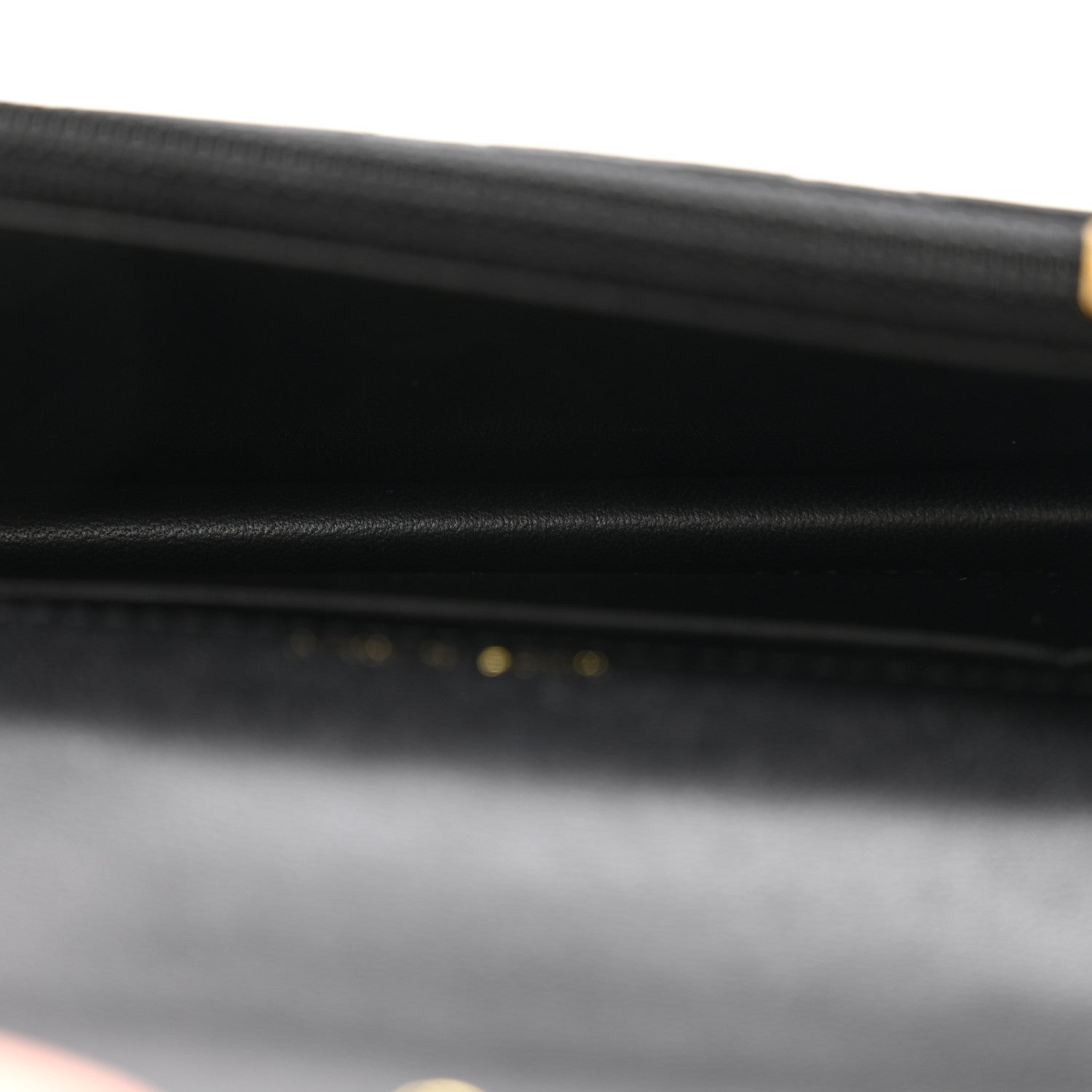 Chanel Lambskin Quilted Flap Wallet With Cuff M Black 5 of 9