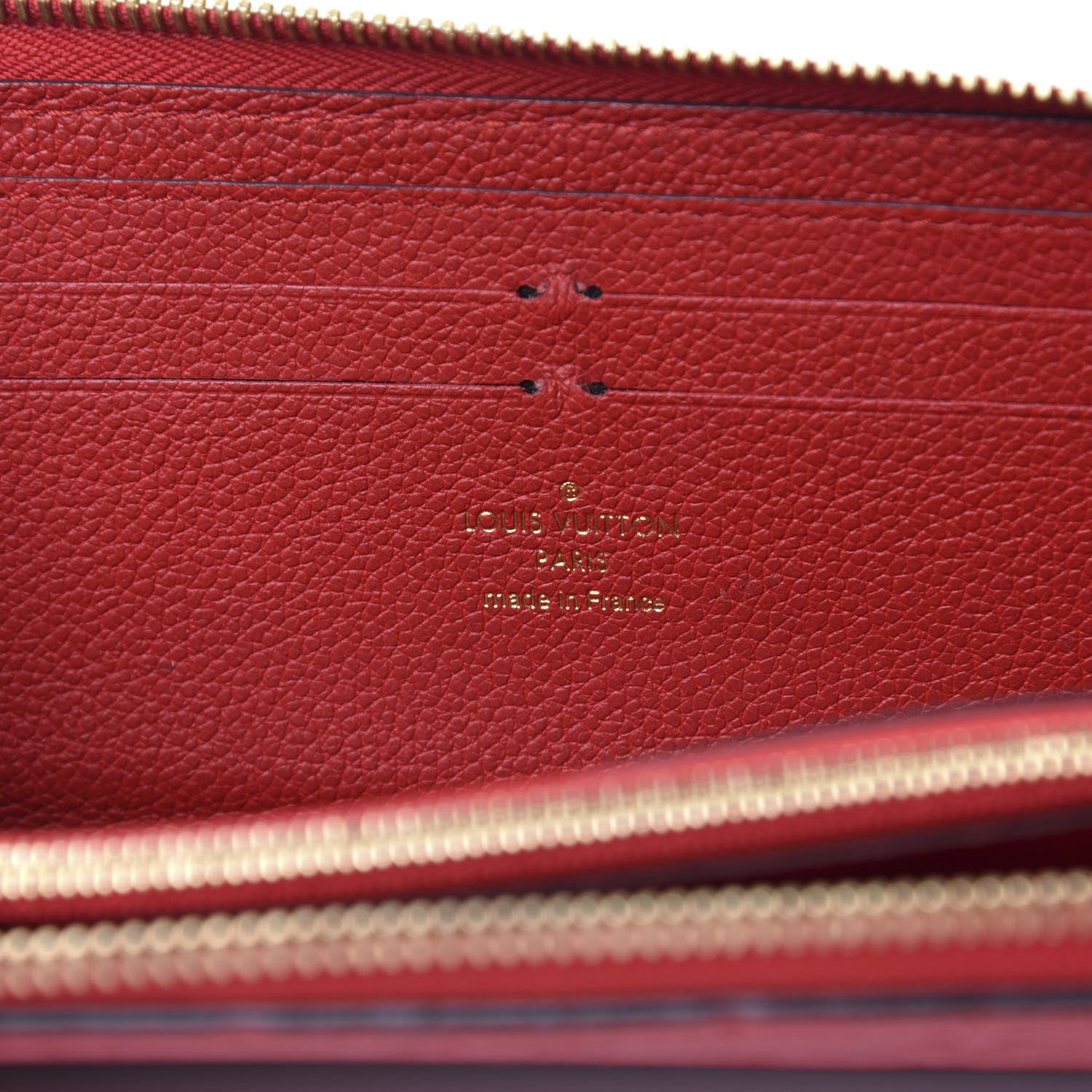 Louis Vuitton Empreinte Clemence Wallet Cherry 6 of 8
