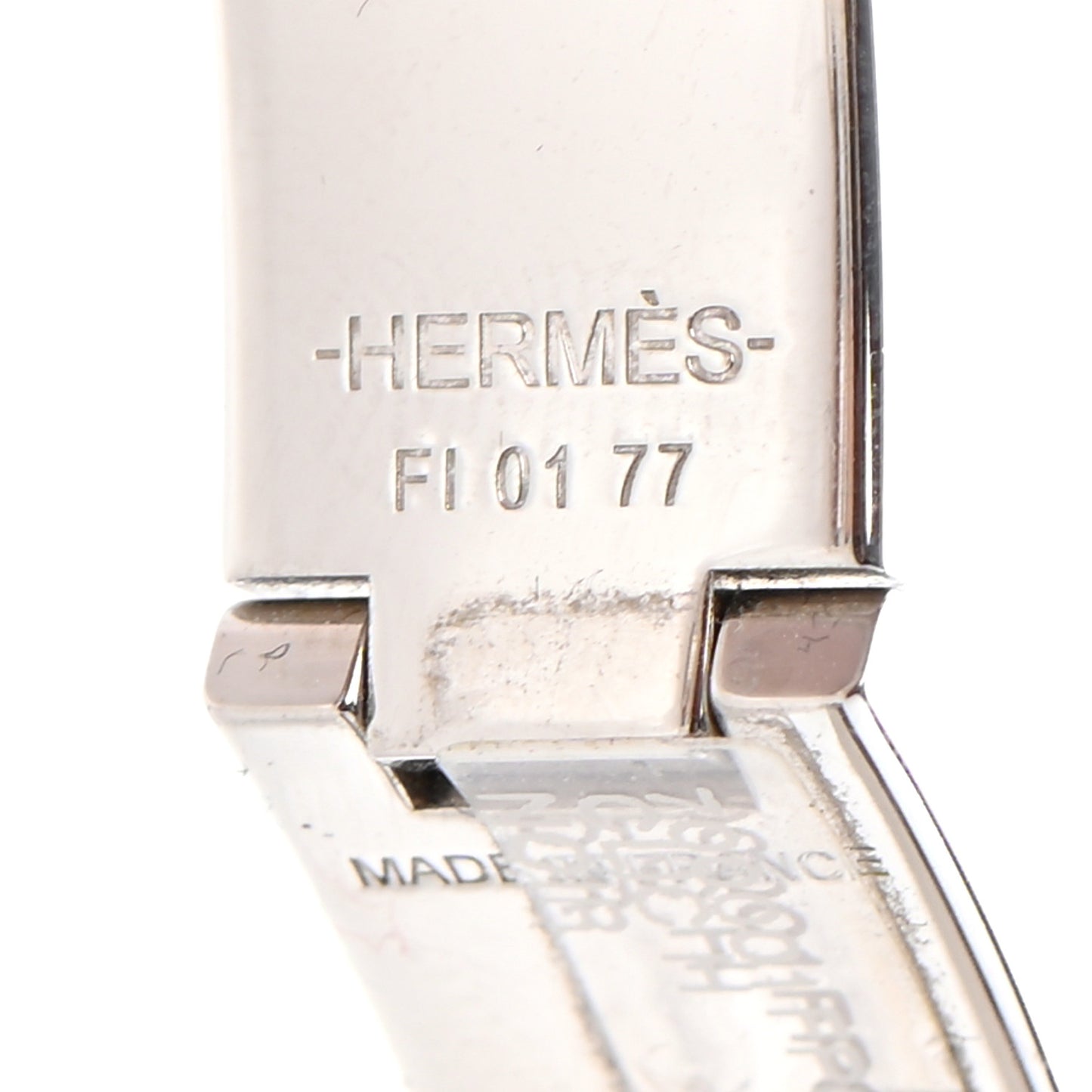 Enamel Narrow Clic Clac H Bracelet PM Black