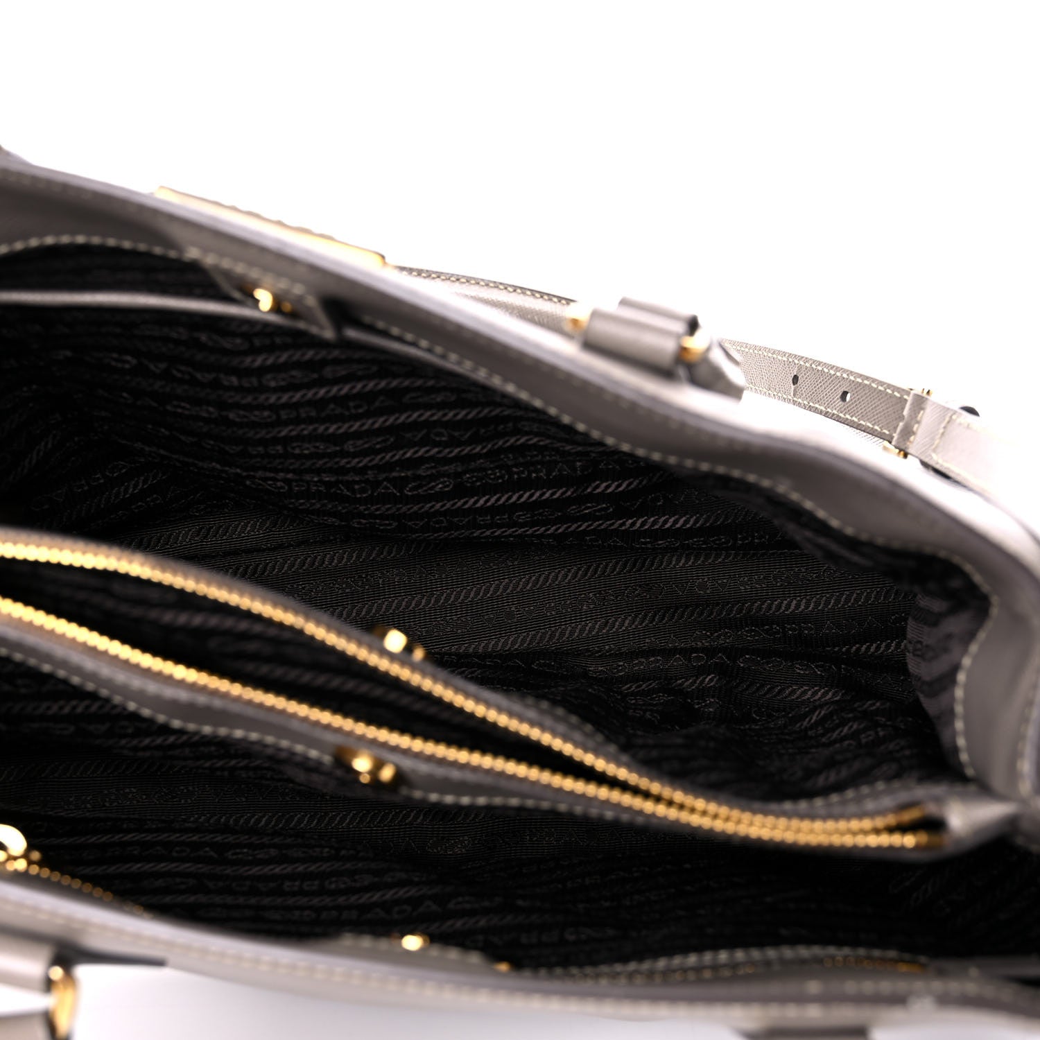 Prada Saffiano Lux Medium Tote Argilla 6 of 17