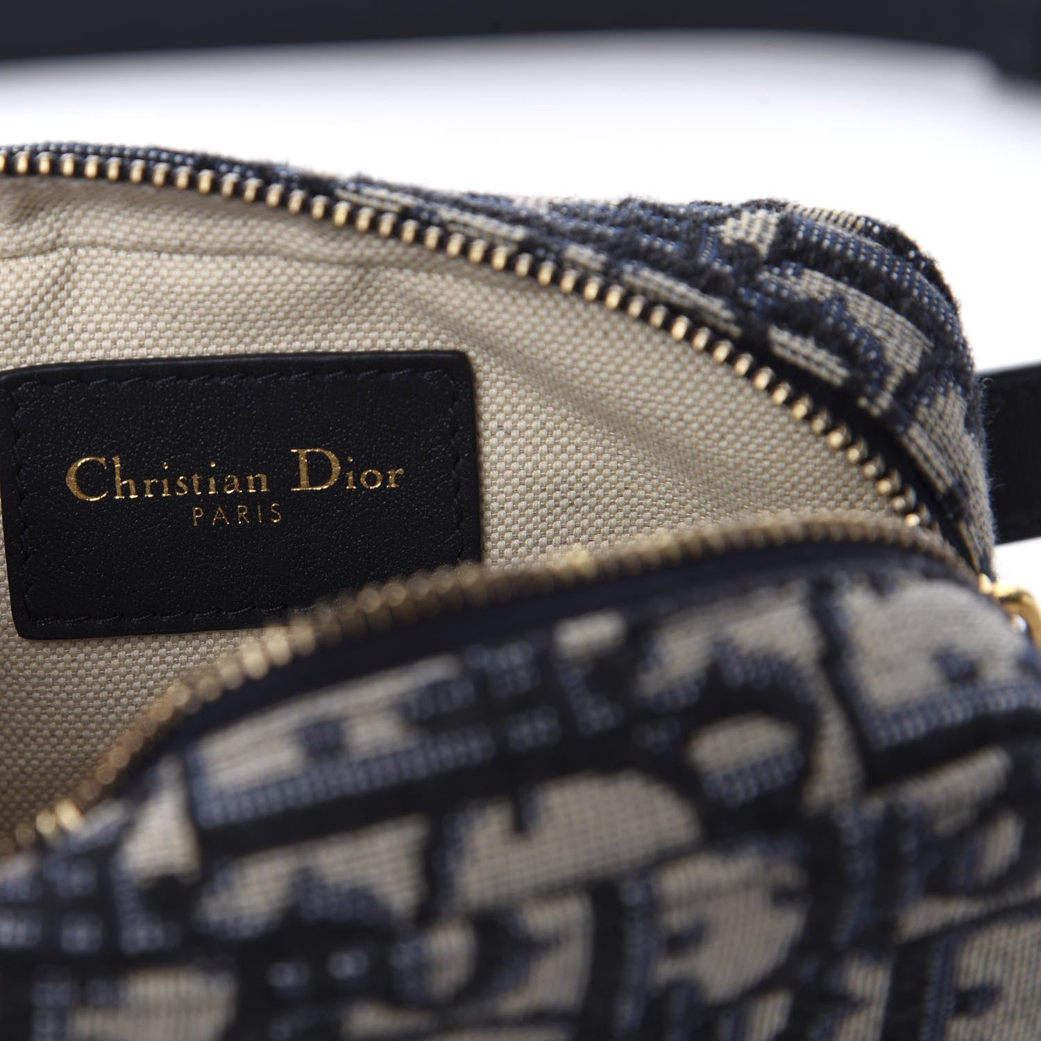 Christian Dior Oblique Belt Pouch Blue 8 of 10