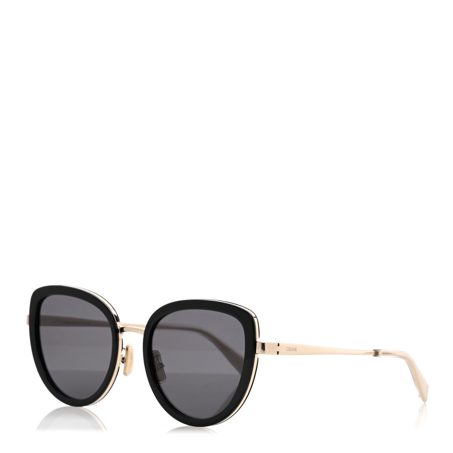 Celine Oversized Square Metal Sunglasses CL40203U Black 1 of 7
