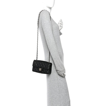 Chanel Caviar Quilted Mini Rectangular Flap Black 2 of 11