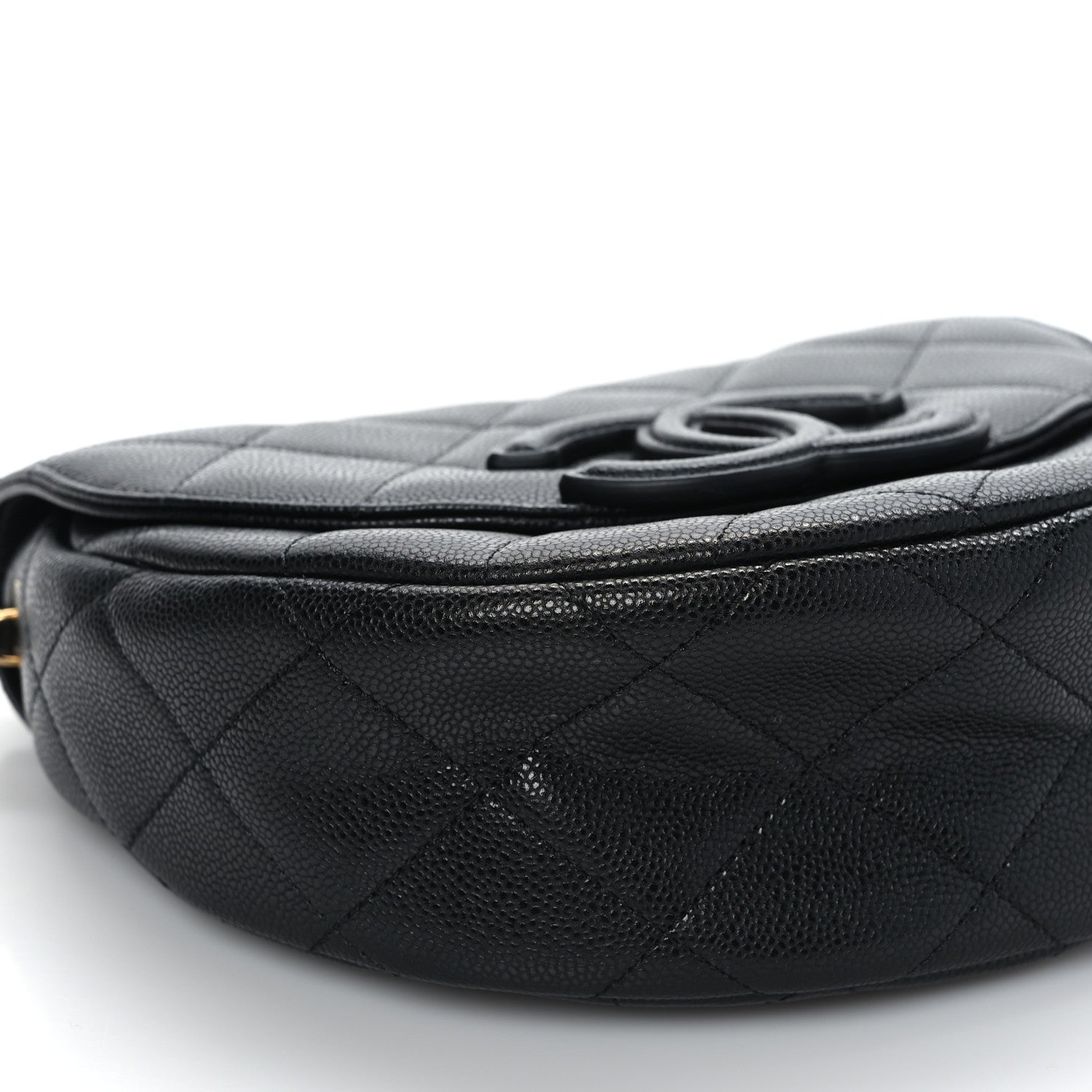 Chanel Caviar Quilted Small Messenger Flap Black 8 of 9