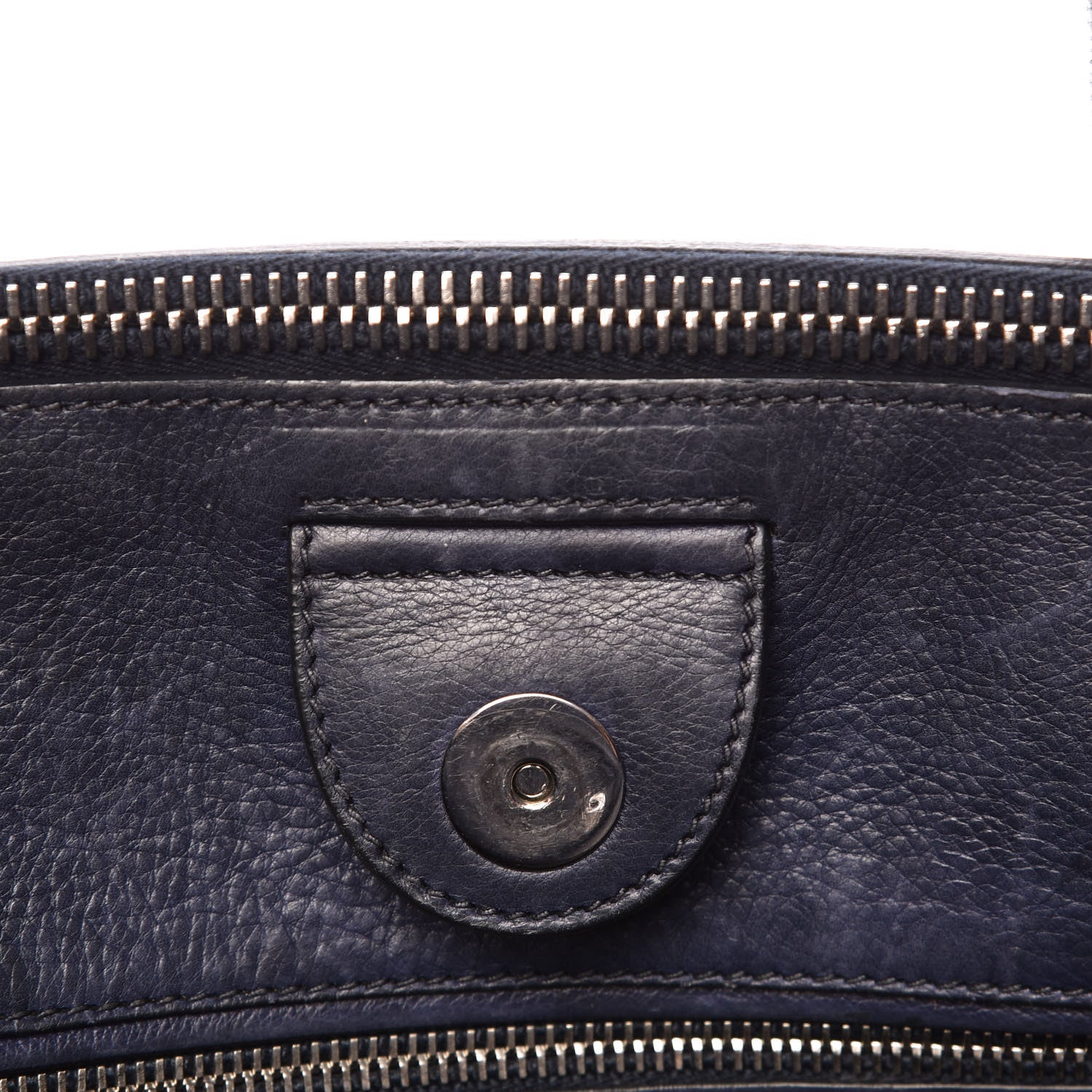 Prada Glace Calfskin Twin Pocket Tote Baltico 9 of 18