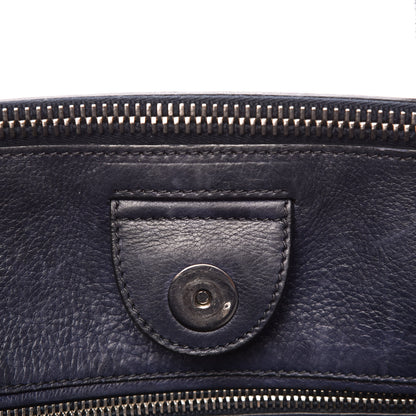 Prada Glace Calfskin Twin Pocket Tote Baltico 9 of 18