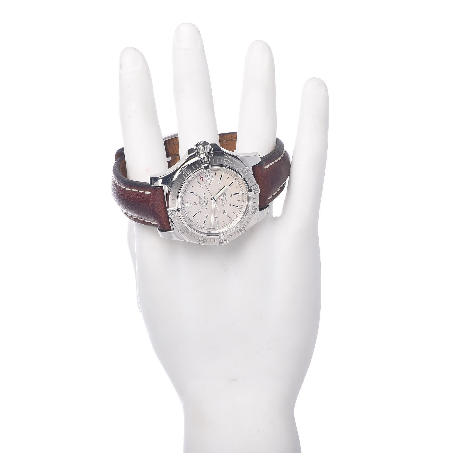Breitling Stainless Steel Calfskin 41mm Colt II Chronometer Automatic Watch A17380 2 of 9