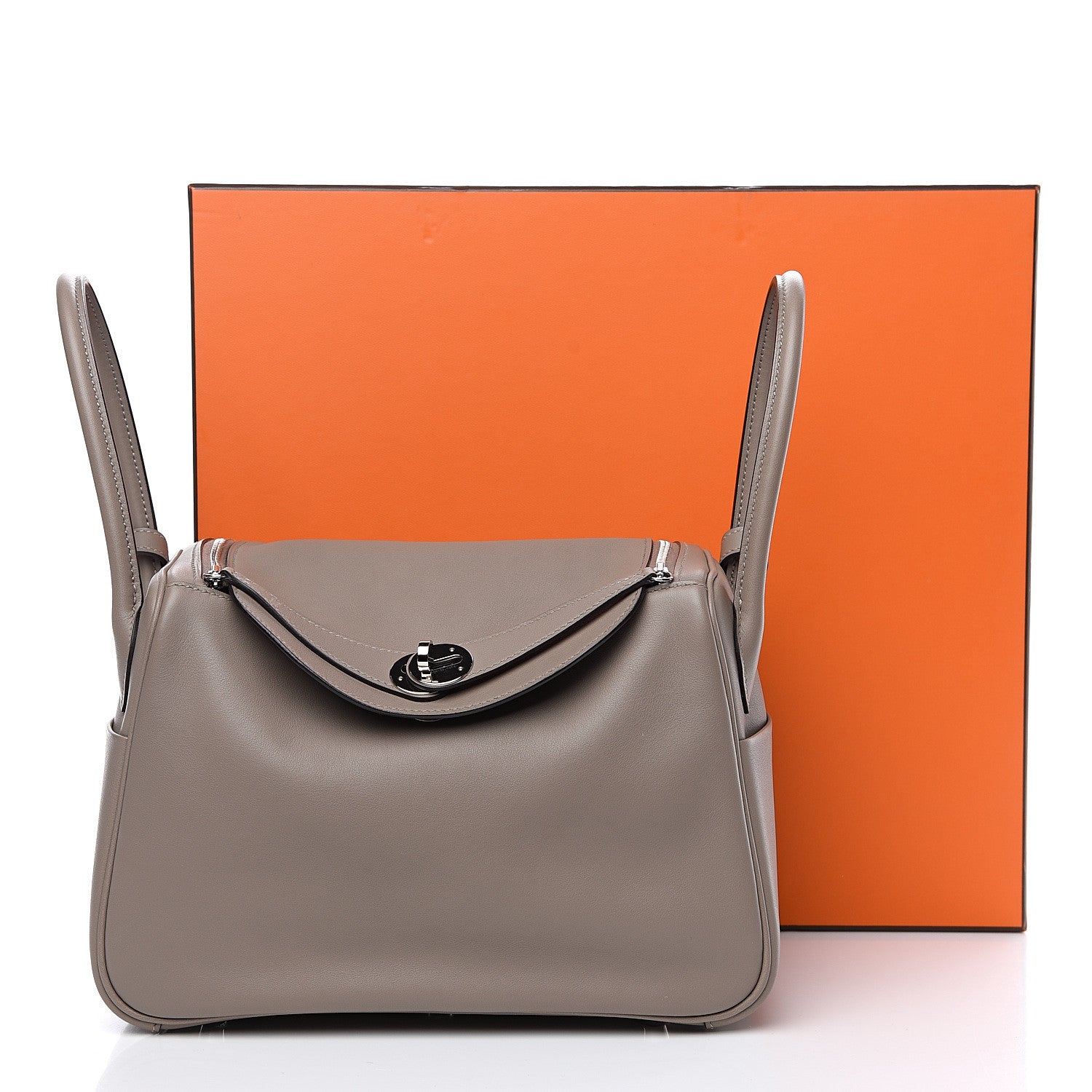 Hermes Swift Verso Lindy 26 Gris Asphalte Bleu Indigo 10 of 10